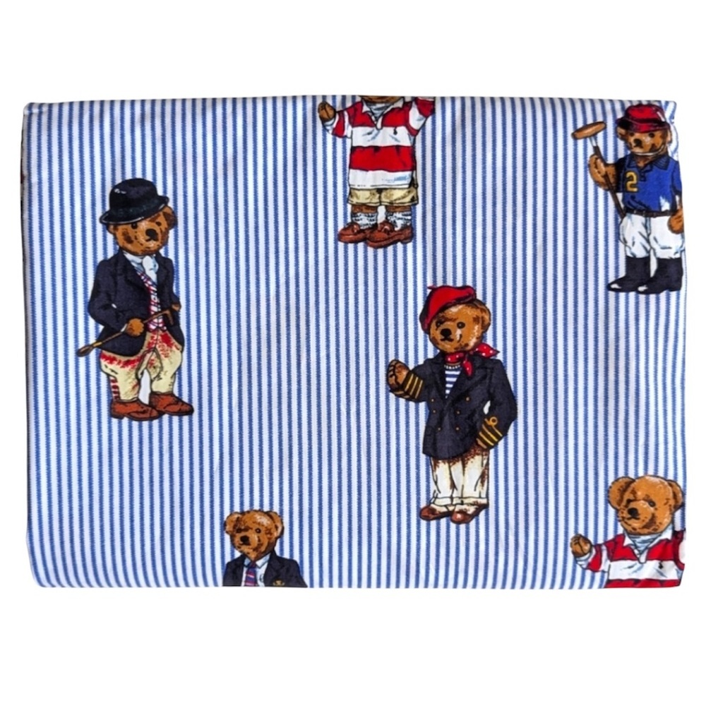 Polo‎ Ralph Lauren Fitted Sheet Teddy Twim size 100% cotton Fabric